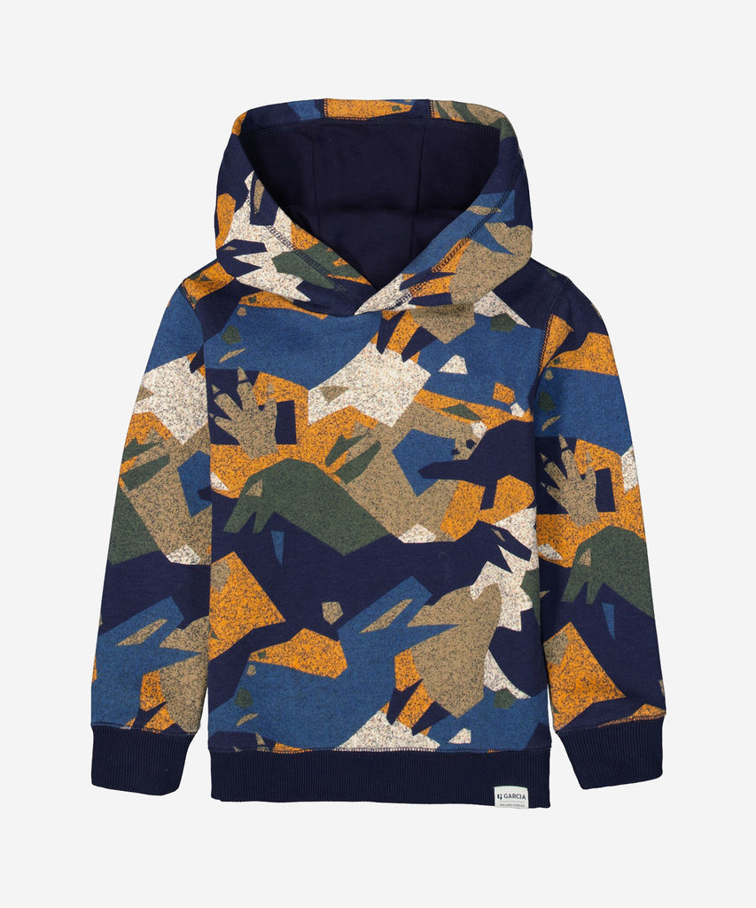 Details: &nbsp; Introducing our Hoodie AOP Papercut Dinos Bone, perfect for dinosaur enthusiasts. This hooded sweater boasts an all over print of papercut dinos, adding a unique and stylish touch. The ribbed arm cuffs and waistband provide a comfortable fit. Stay cozy and on-trend with this must-have hoodie.&nbsp; Color: Multicolor Composition:&nbsp; 60% Cotton, 40% Polyester&nbsp;