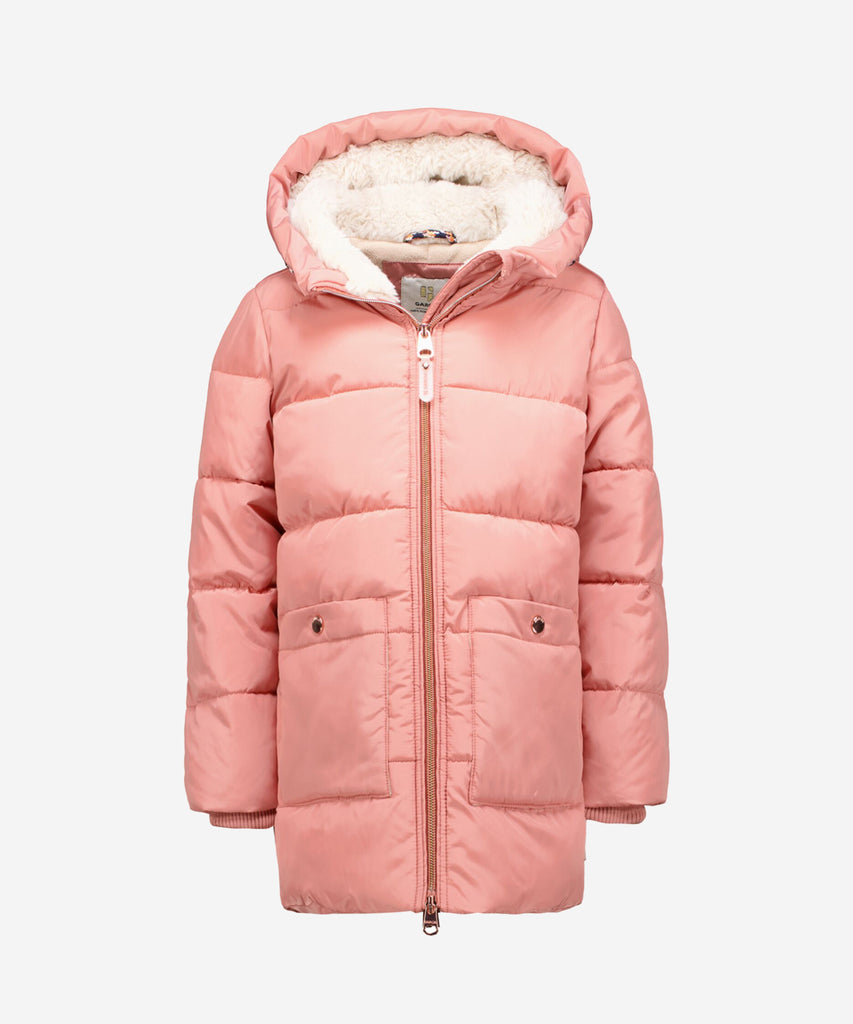 Details:&nbsp;Stay warm and stylish this winter with the dark blush hooded winter jacket. Featuring a zip closure and spacious pockets, this jacket is perfect for keeping your belongings secure while on-the-go. Made with long-lasting materials, the Anorak will be your go-to option for years to come.&nbsp; Color: Dark blush&nbsp; Composition:&nbsp; 100% Polyester &nbsp;
