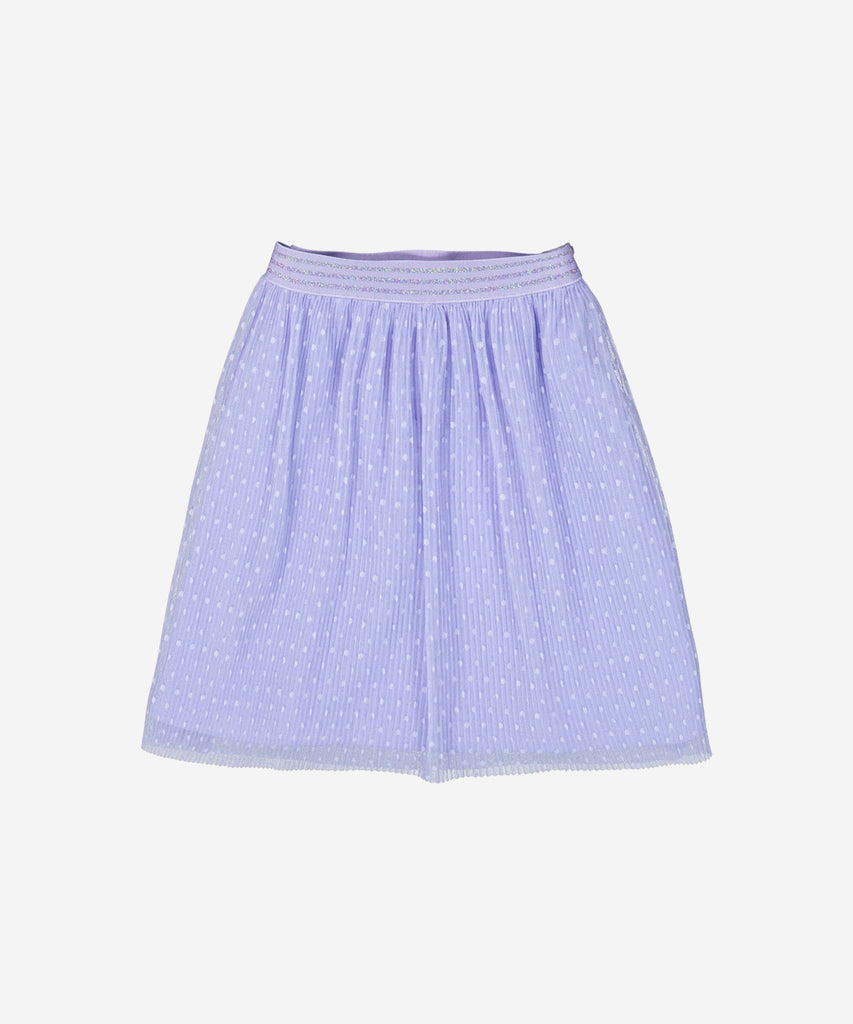 Details: &nbsp;Expertly crafted with soft, airy tulle fabric, this sweet purple skirt will add a touch of elegance to any outfit. The elastic waistband ensures a comfortable fit, making it perfect for all-day wear. Elevate your wardrobe with this versatile and stylish piece.&nbsp;
Color: Sweet purple&nbsp;
Composition:&nbsp; 100% Polyester &nbsp;