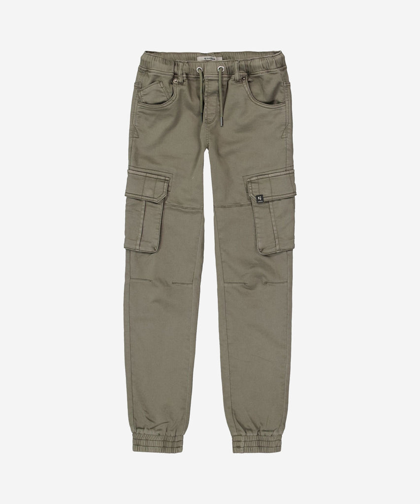  Details: I recommend our Canvas Cargo Pants in Deep Army Green. Made from durable canvas material, these pants are perfect for outdoor activities. The elastic waistband provides a comfortable fit, while the multiple pockets offer convenient storage. Enhance your wardrobe with these stylish and functional pants. Color: Deep army green&nbsp; Composition:&nbsp; 80% Cotton, 18% Polyester, 2% Elasthan 