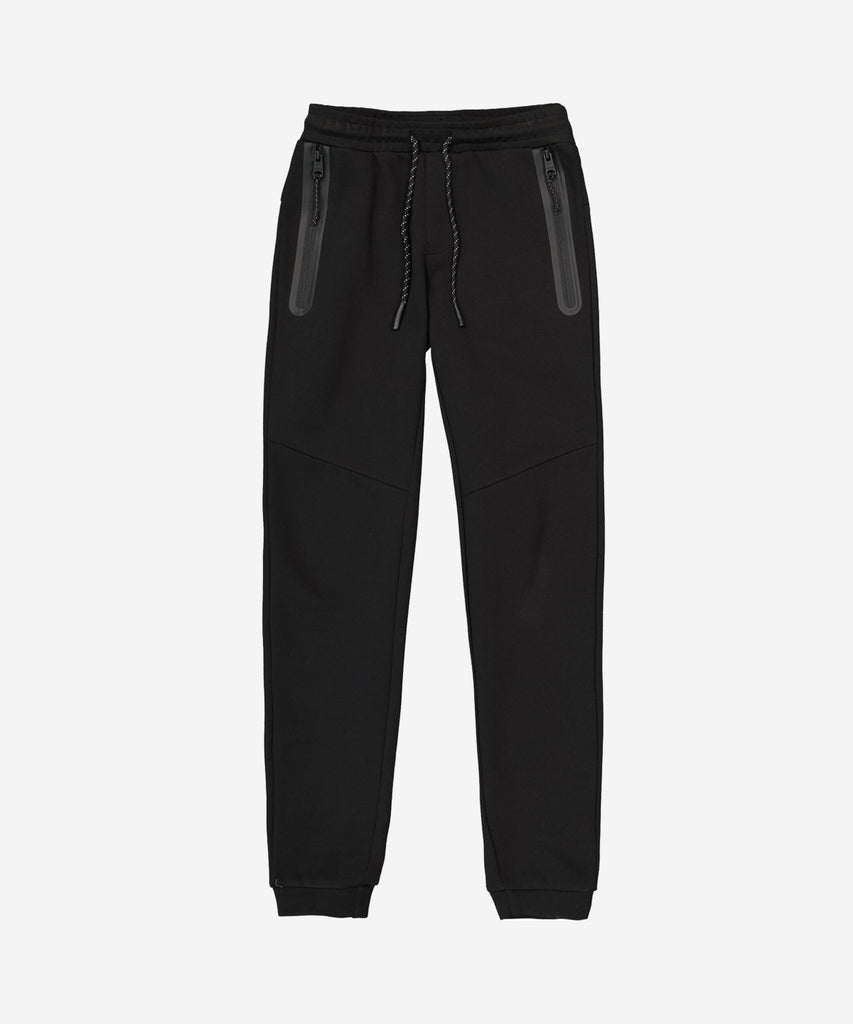 Details:&nbsp; Introducing our Jogg Pants with Zip Pockets in Off Black. These stylish and versatile pants feature convenient zip pockets and an elastic waistband for maximum comfort and practicality. Perfect for any casual or athletic occasion.&nbsp;
Color: Black&nbsp;
Composition:&nbsp; 70% Cotton, 30% Polyester &nbsp;