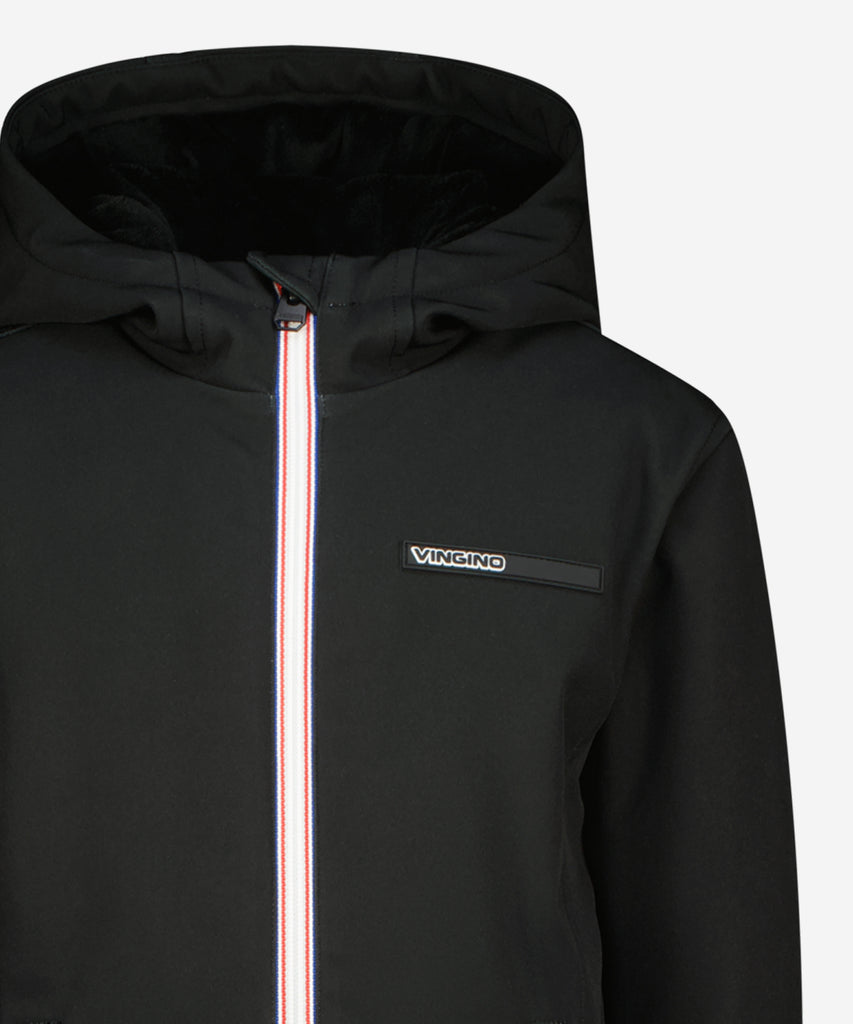 Details: &nbsp; Stay warm and stylish this winter with the Tensoni Winter Outdoor Jacket in deep black. This hooded jacket features a contrasting zip closure for added functionality and a sleek aesthetic. Don't let the cold weather stop you from exploring the great outdoors with this must-have piece.&nbsp; Color: Deep black&nbsp; Composition:&nbsp; 100% Polyester &nbsp;