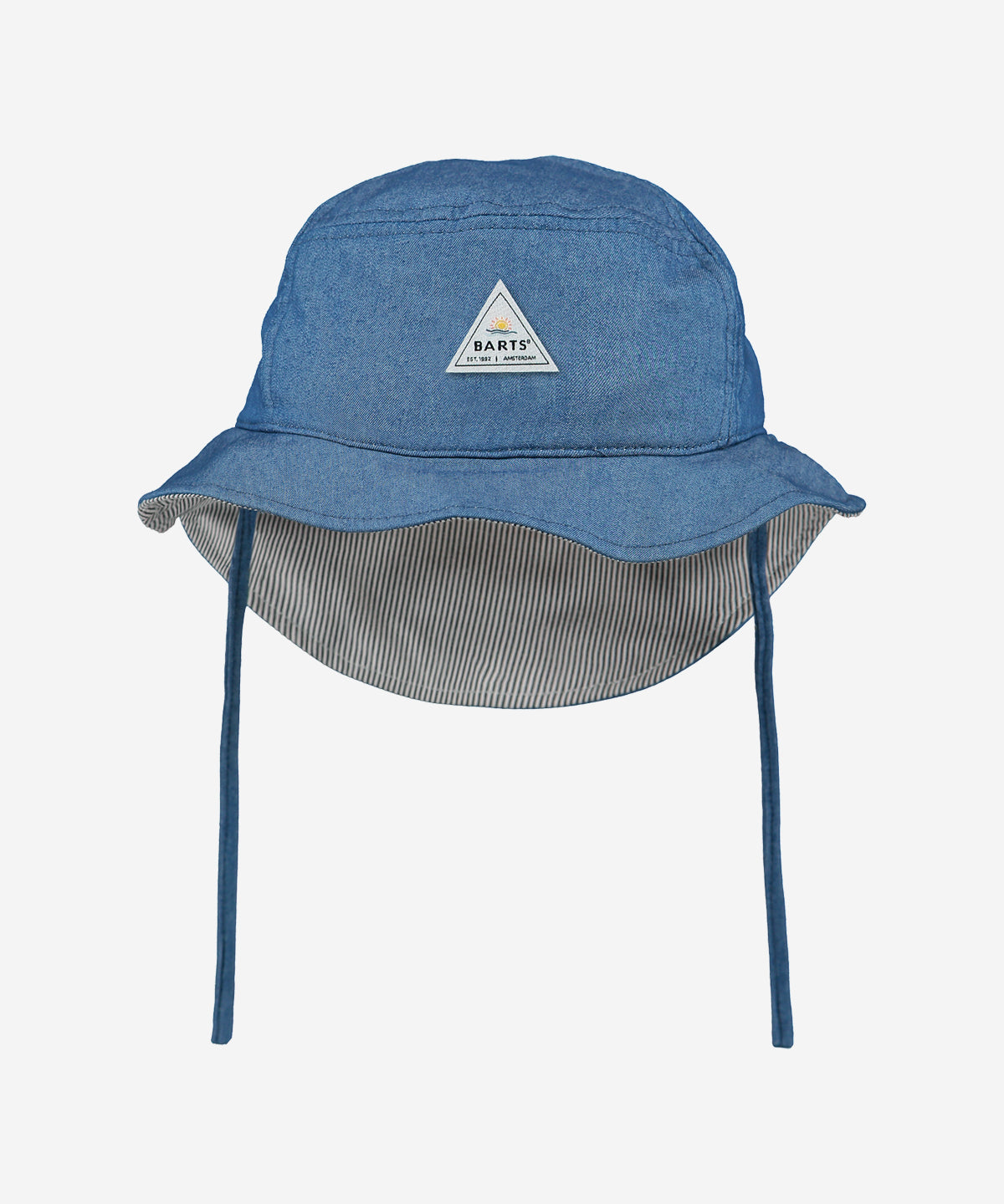 Lune Bucket Hat with Strings Blue Denim - 45 – Beetles & Bugs